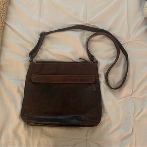 Jack Georges Crossbody Purse Leather